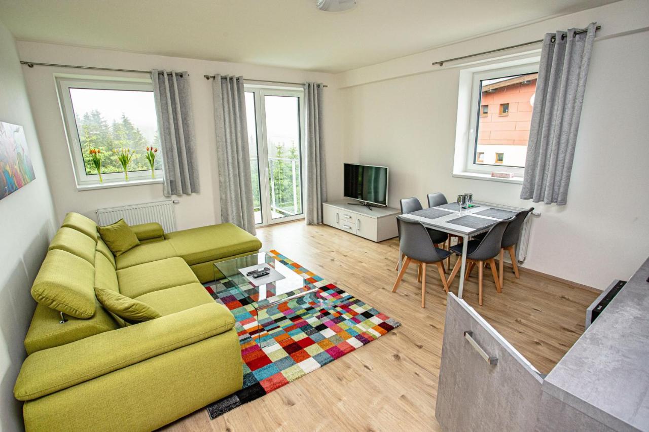 Green Apartment Klinovec By Mountain Ways Loucna pod Klinovcem Exterior photo
